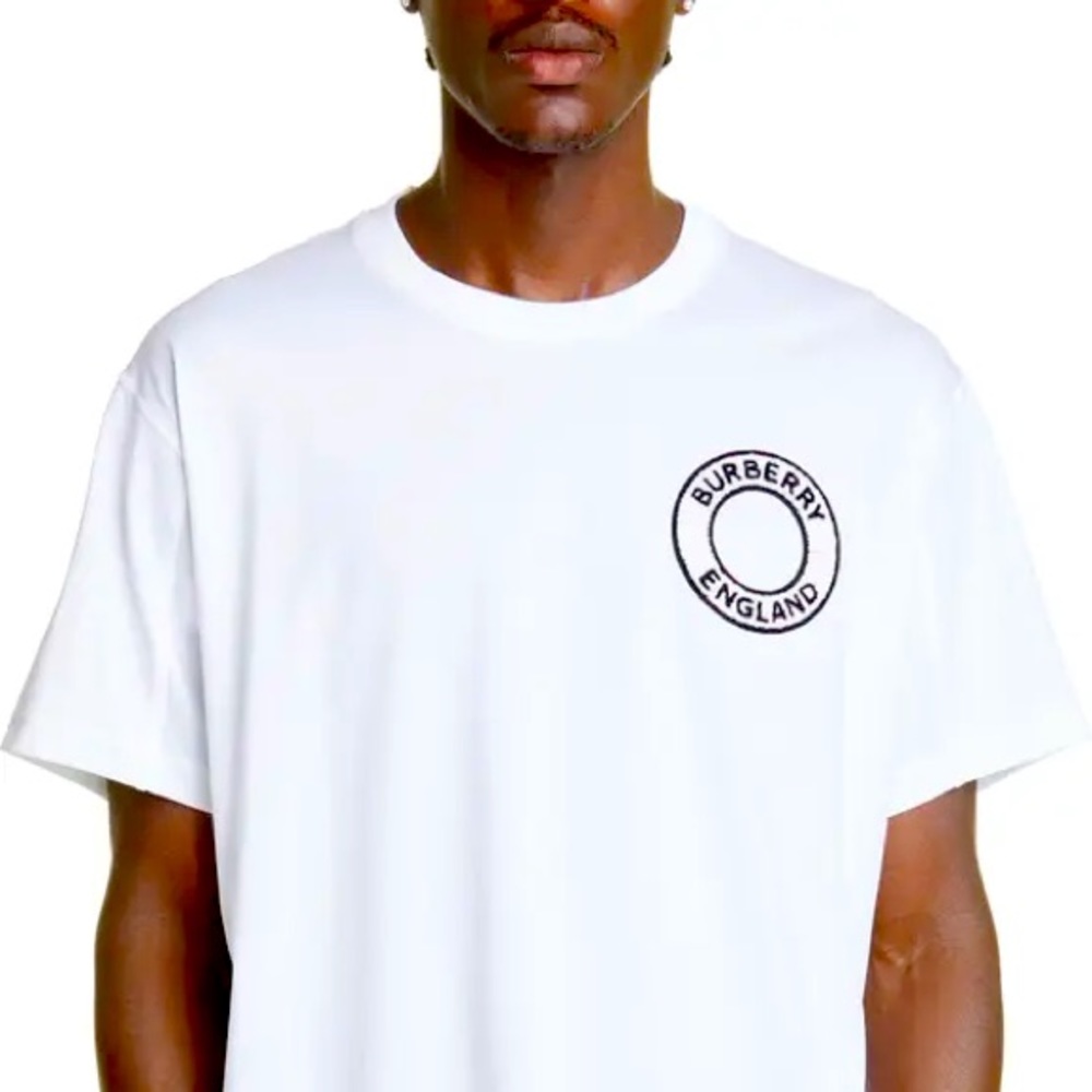 Burberry Logo Graphic Cotton Oversized T-shirt